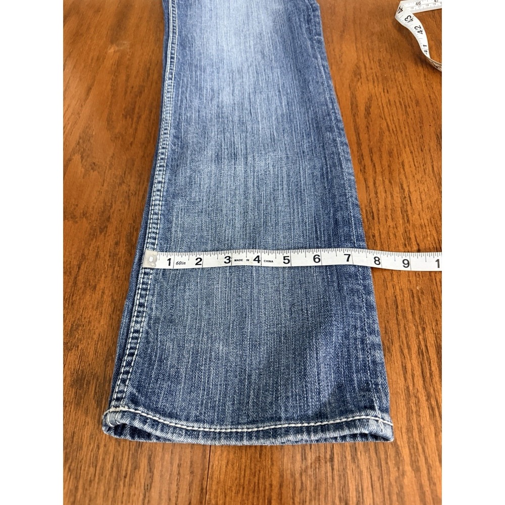 BKE Buckle Jeans Mens 33x34 Blue Denim JAKE Pants, Straight Leg, Distressed - Picture 11 of 11
